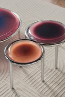 Tavolini in crystal-resin Hoop by MOCI