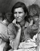 Dorothea Lange, Migrant mother (1936), © Library of Congress, Prints&Photographs Division, FSA/OWI. Collection (LC-DIG-fsa-8b29516)