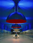 Ingo Mauer, Lighting concept for the subway station Westfriedhof, Munich, 1998 © Ingo Maurer GmbH Munich, photo: Markus Tollhopf 