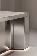 Atoll, dettaglio - Prima cucina Cea in acciaio inox, design MAO Architects