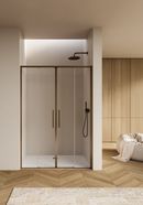 Box doccia Snap in oro anticato