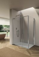 Box doccia Snap, Disenia, in acciaio