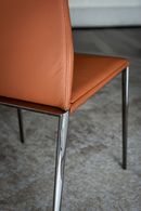 Dettaglio sedia Eva, finitura Cromo