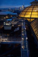 Prioiettori Luce&Light sulla sky walk di galleria Vittorio Emanuele II, Milano