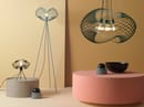 Collezione Net, design Paolo Ulian - Lampada da terra Zava ispirata al treppiede