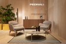 Poltrone Ester Lounge e Blume Sideboard - Pedrali Stand M&O 2026 - Ph. Andrea Bartoluccio