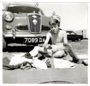 Teenage David Bowie & Car A, Credit David Bowie Estate
