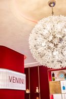 Chandelier Esprit, Venini showroom Roma