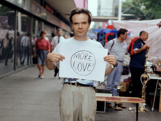 Gillian Wearing, Signs that say what you want them to say and not Signs that say what someone else wants you to say, MORE LOVE!, 1992-1993.