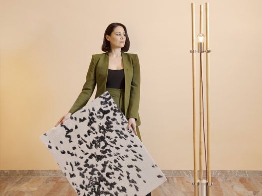 Installazione An-tropico - Gupica per Besana Carpet Lab, Bambu` + Traccia - Ph. Stefano Maniero