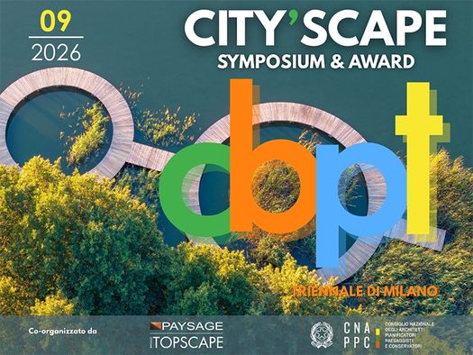 IL PAESAGGIO COME INFRASTRUTTURA: CITY’SCAPE AWARD 2026