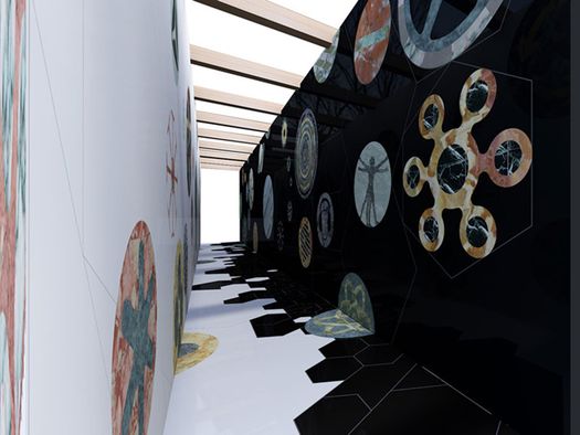 Turkish stones, Thus Spoke The Marble, installation by Werner Aisslinger