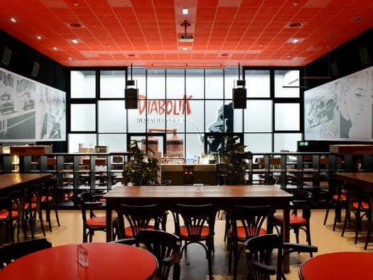I rivestimenti Liuni per il Diabolik Restaurant