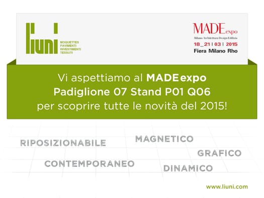 Le pavimentazioni Liuni al MADE Expo 2015