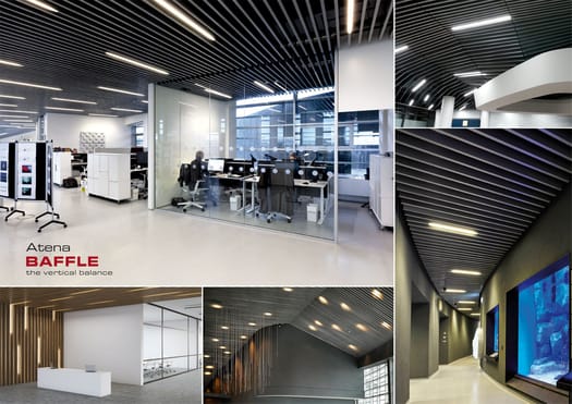 ATENA presenta i controsoffitti 3D al BAU 2017