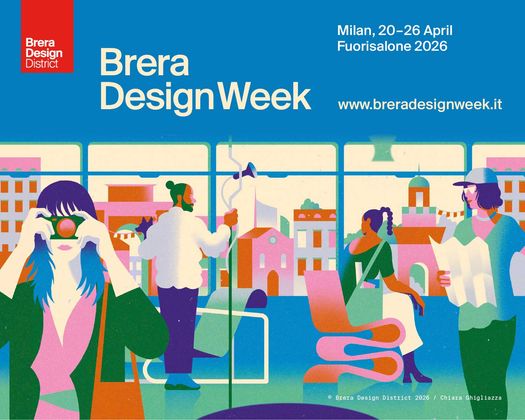 Brera Design District - illustrazione di Chiara Ghigliazza