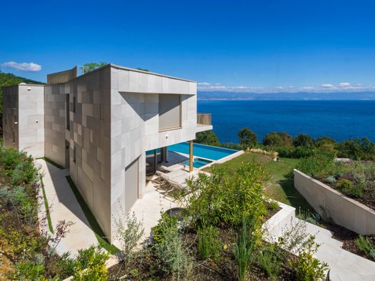 Villa K, Croazia - Superfici ceramiche Cotto d'Este, Limestone Clay