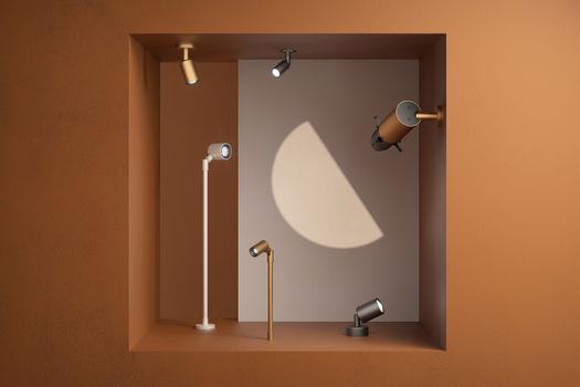 Krill, proiettori da interni Luce&Light