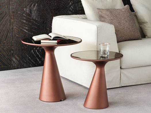 Tavolini Peyote in finitura Paprika