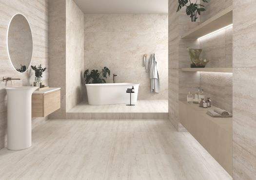 Travertine, Rak Ceramics, collezione Maximus