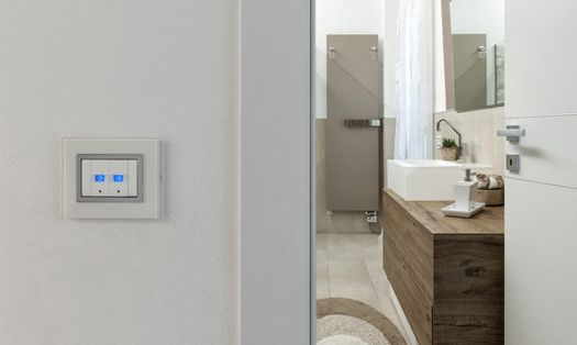 Interruttori touch AVE in una villa nel Veronese