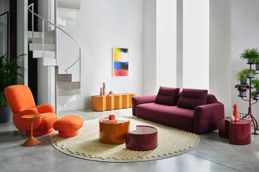 Bergère Yori-Kiri di Francesca Lanzavecchia e divano Fedrigo di Vincent Van Duysen per Zanotta