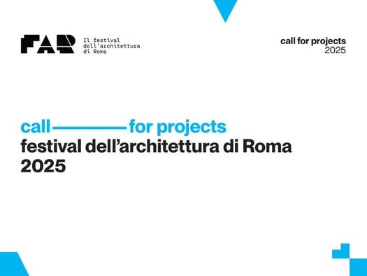Concorso Per Le Installazioni Del Festival Dell Architettura Di Roma 2025