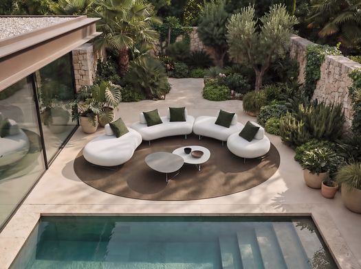 Arredi outdoor Lago - Divano Air Stone