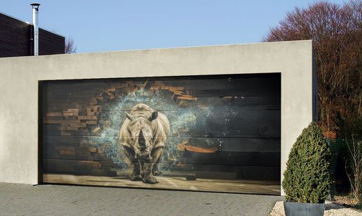 Hörmann trasforma la porta da garage in superficie creativa
