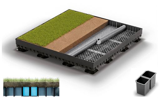 Pavimenti sopraelevati e tetti verdi, l’innovativa Griglia Plus di Eterno Ivica