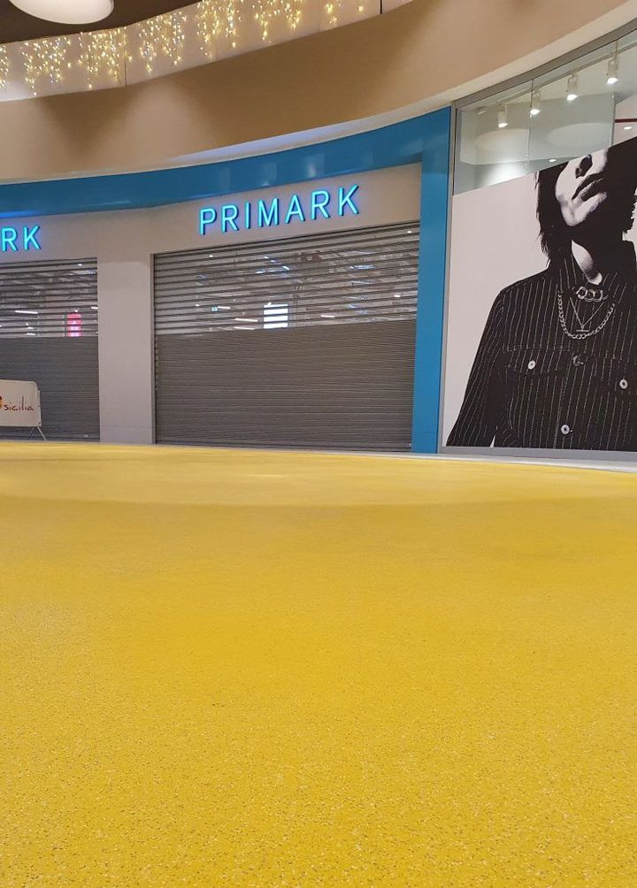 MPM per Primark: pavimentazione decorativa in chips colorati Starflakes