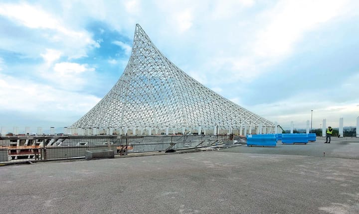 Vela di Calatrava rinasce per il Giubileo con il supporto di Laterlite