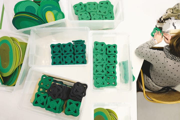 Tappeto Cosmo su misura in corda Rope