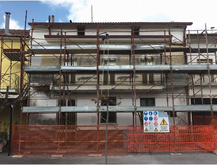 Con Ruregold un intervento Sismabonus per un edificio residenziale in Campania