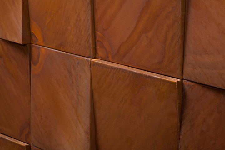 Rivestimenti in metallo De Castelli, collezione 3Dwall