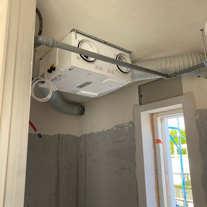 Qualità dell’aria ottimale in una nuova villa, con la VMC di Wavin Italia