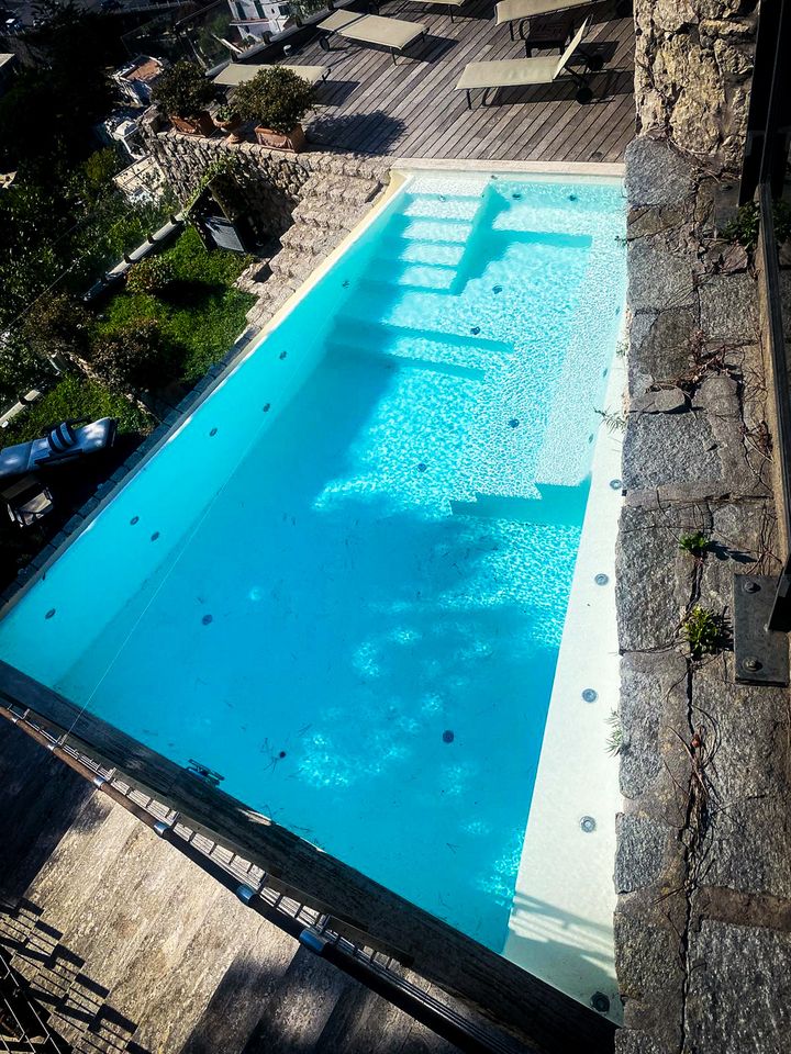 Volteco per l’impermeabilizzazione di una piscina pensile a Capri