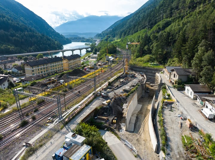 5.	Il cantiere di Riol (Italia) contribuisce a rendere il tunnel più sicuro 