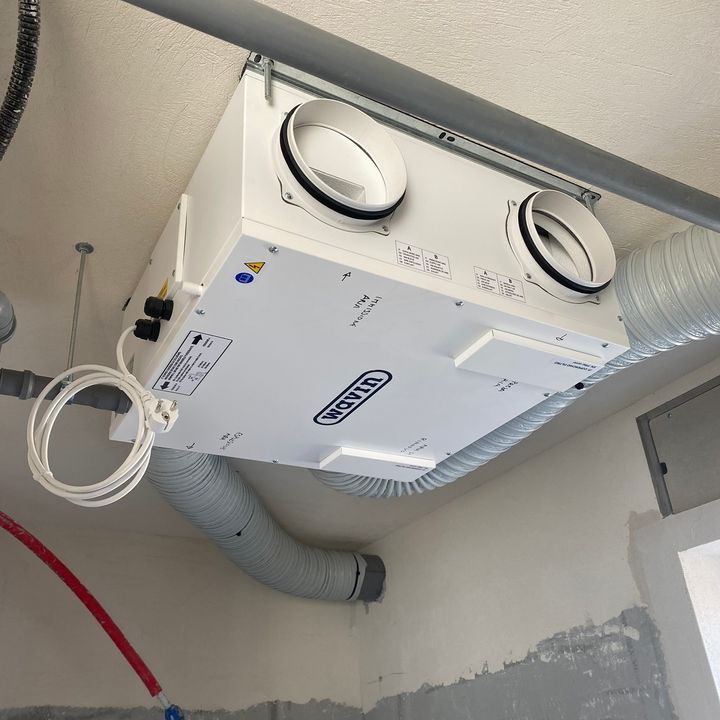 Qualità dell’aria ottimale in una nuova villa, con la VMC di Wavin Italia