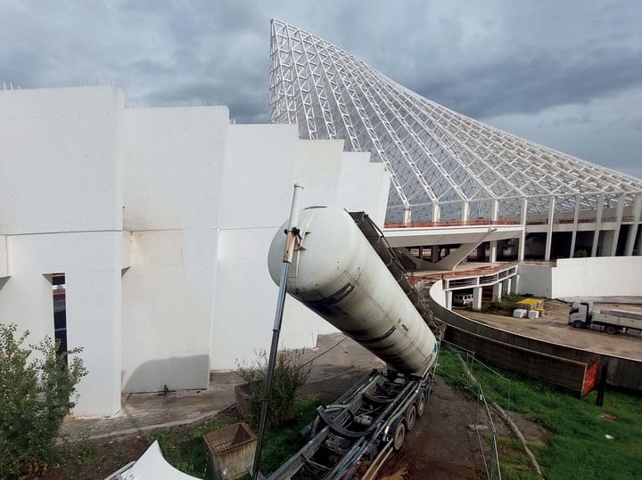 Vela di Calatrava rinasce per il Giubileo con il supporto di Laterlite