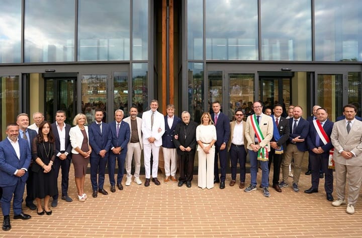 Sito produttivo Sartoria di Penne Baraclit Prefabbricati, inaugurazione