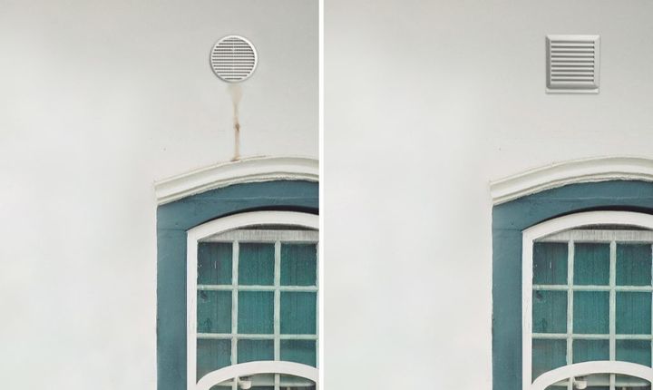 Vaschetta Raccogliacqua Per Condizionatore Con Tubo - Antigoccia, Facile Installazione, Acciaio Inox