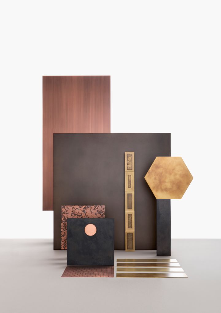 Rivestimenti in metallo De Castelli, collezione DeTile