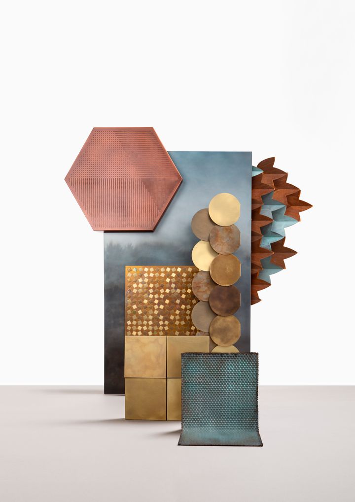 Rivestimenti in metallo De Castelli, collezione DeSign