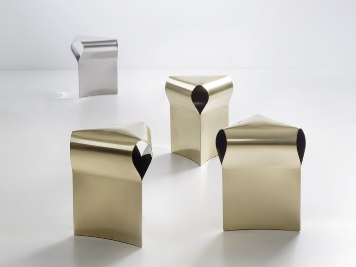 Arredi in metallo De Castelli, Sgabello Efesto