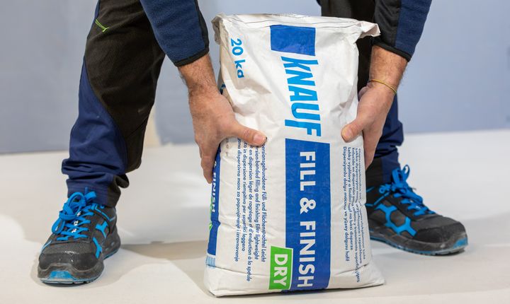 Knauf presenta Fill & Finish Dry, lo stucco in polvere per il cantiere ...