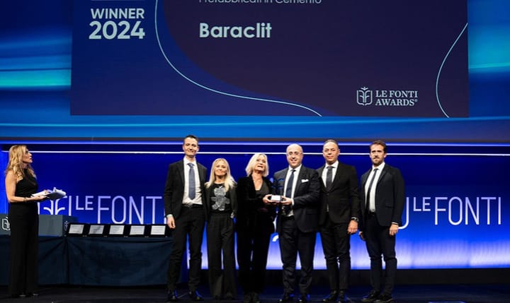 Baraclit trionfa ai Le Fonti Awards 2024