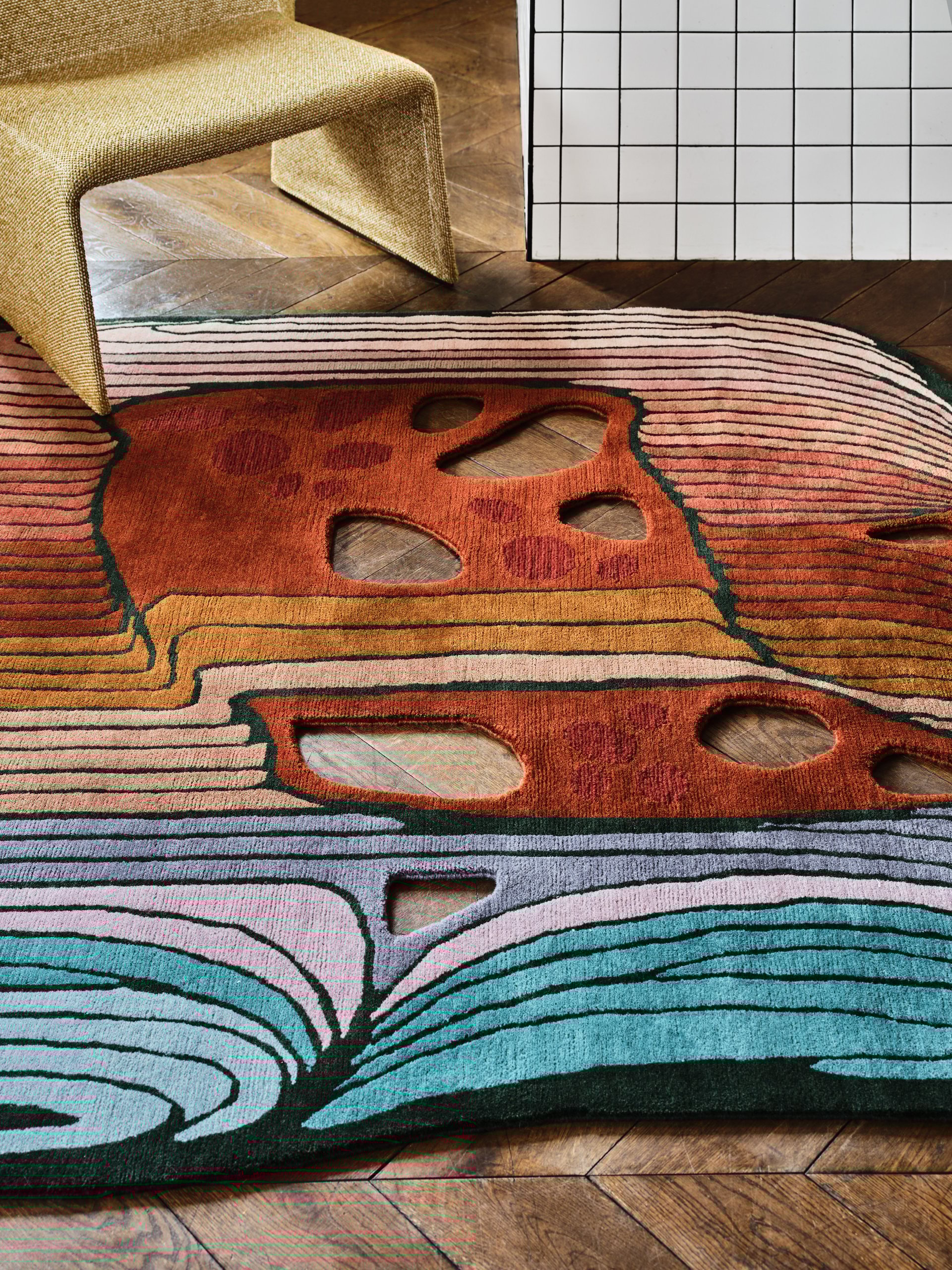 Tapis Rouge rugs designed by Natalia Enze