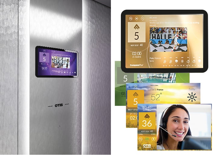 Ascensori Gen2 Comfort di Otis infinite combinazioni estetiche