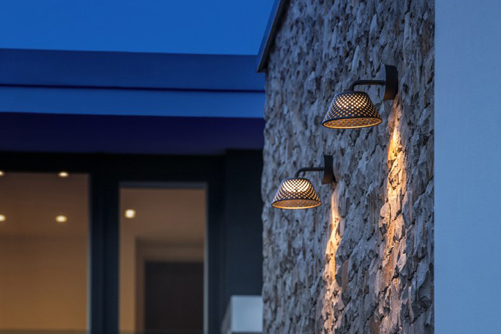Lampada per esterno a batteria MESH by Platek